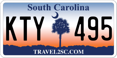 SC license plate KTY495