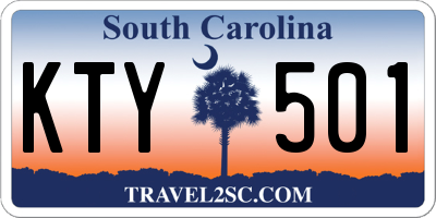 SC license plate KTY501