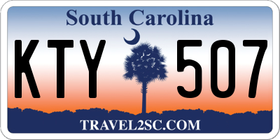 SC license plate KTY507