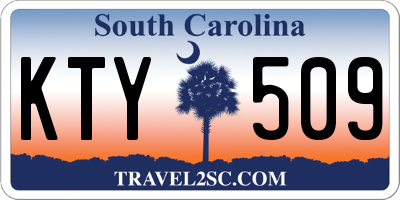 SC license plate KTY509