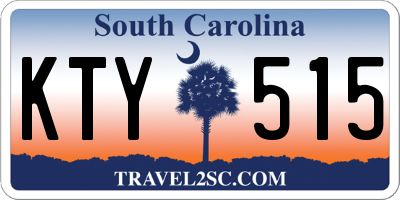 SC license plate KTY515