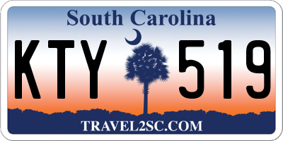 SC license plate KTY519