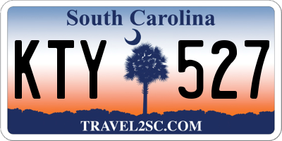 SC license plate KTY527