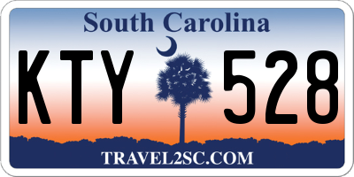 SC license plate KTY528