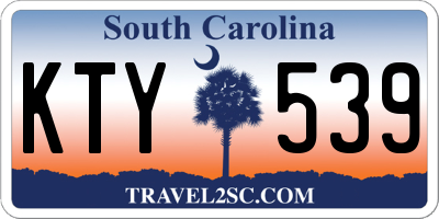 SC license plate KTY539