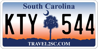 SC license plate KTY544