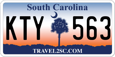 SC license plate KTY563