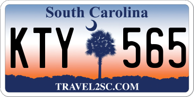 SC license plate KTY565