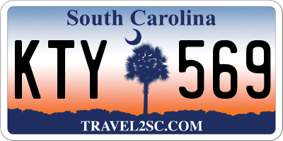 SC license plate KTY569