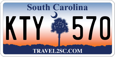 SC license plate KTY570