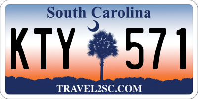 SC license plate KTY571