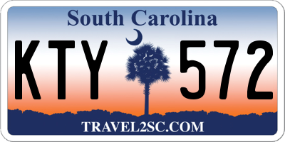 SC license plate KTY572