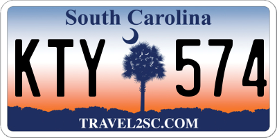 SC license plate KTY574