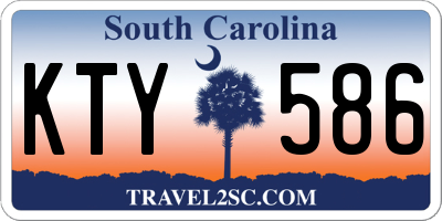 SC license plate KTY586