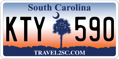 SC license plate KTY590