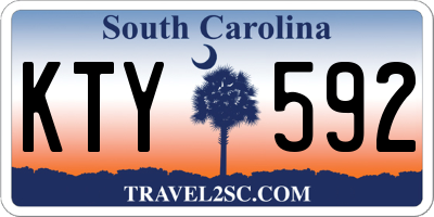 SC license plate KTY592