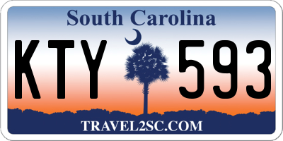 SC license plate KTY593