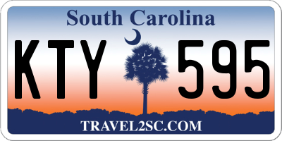 SC license plate KTY595