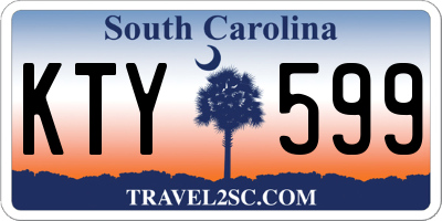SC license plate KTY599