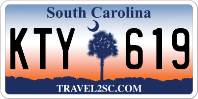 SC license plate KTY619