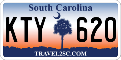 SC license plate KTY620