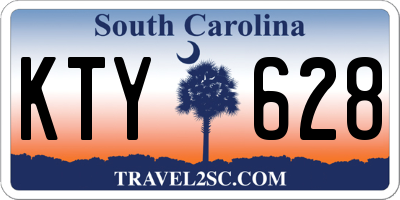 SC license plate KTY628