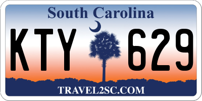 SC license plate KTY629