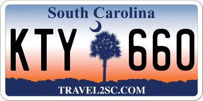 SC license plate KTY660