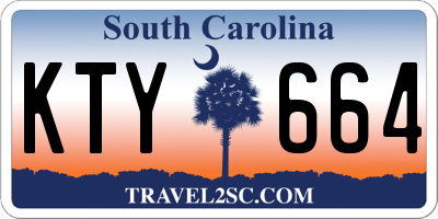 SC license plate KTY664