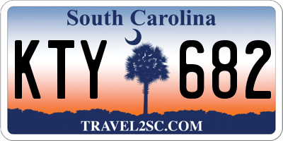 SC license plate KTY682