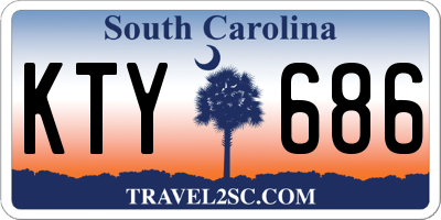 SC license plate KTY686