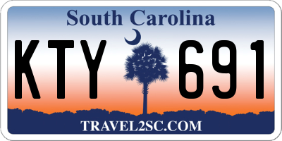 SC license plate KTY691