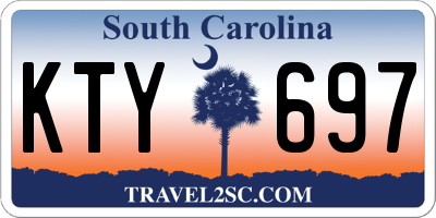 SC license plate KTY697
