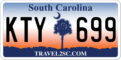 SC license plate KTY699