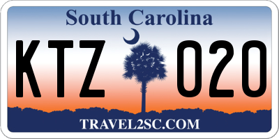 SC license plate KTZ020