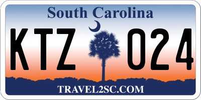 SC license plate KTZ024