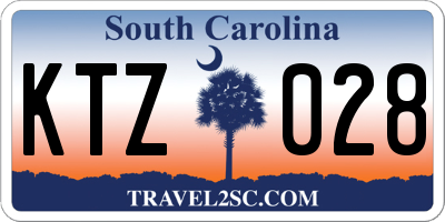 SC license plate KTZ028