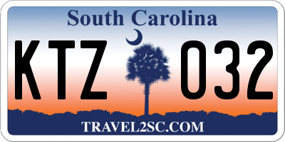 SC license plate KTZ032