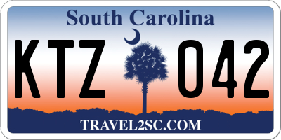 SC license plate KTZ042
