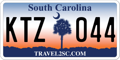 SC license plate KTZ044