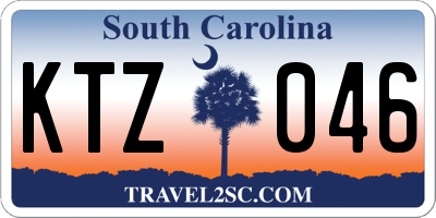 SC license plate KTZ046