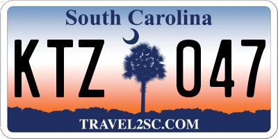 SC license plate KTZ047