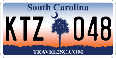 SC license plate KTZ048