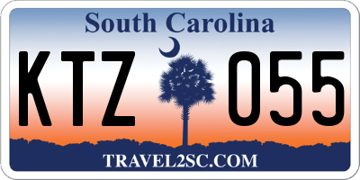 SC license plate KTZ055