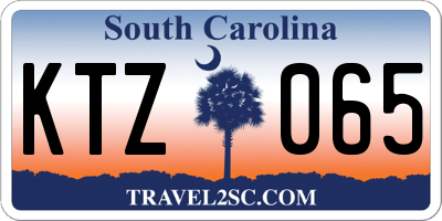SC license plate KTZ065