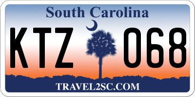 SC license plate KTZ068