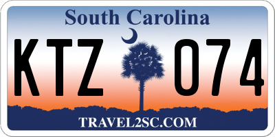 SC license plate KTZ074