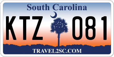 SC license plate KTZ081