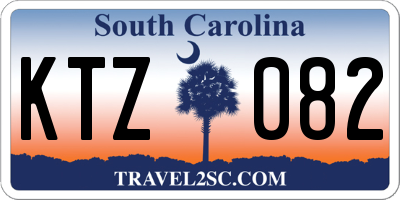 SC license plate KTZ082