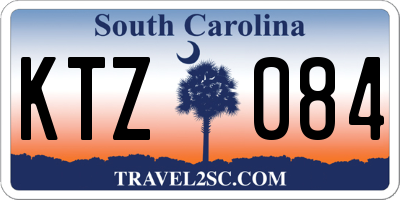 SC license plate KTZ084